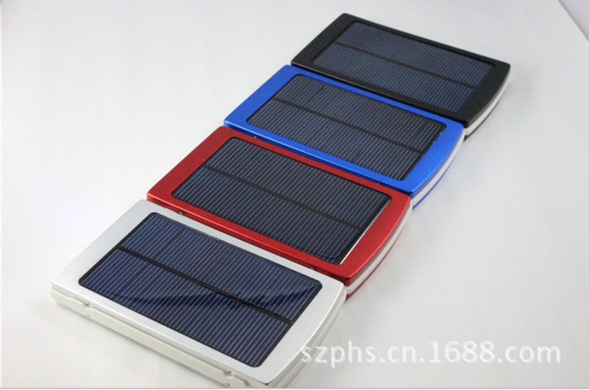 Power banks with solar cell solar charge power banks 10Ah power banks solar cell power bank solar cell external battery portable solar mobile phone charger 10Ah